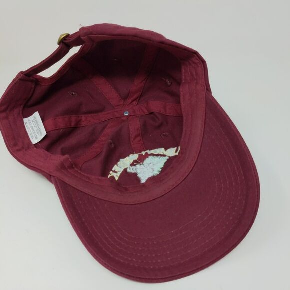 Lemon Creek Winery Slideback Hat Red Adjustable Embroidered Logo Grapes - Picture 9 of 11